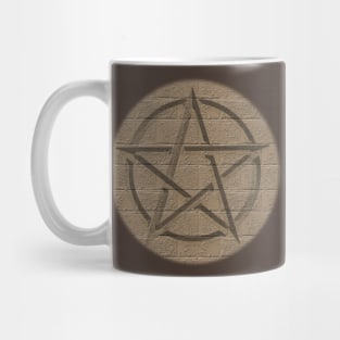 Pentagram on Wall Mug